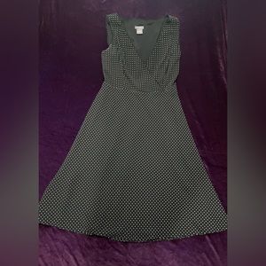 Ann Taylor petite polka dot sun dress